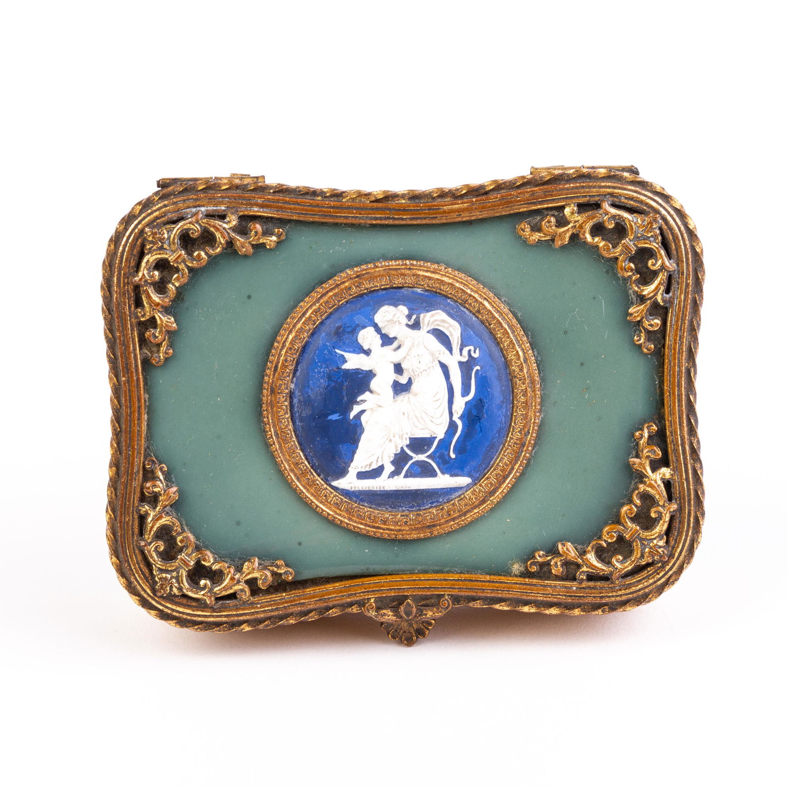 Neoclassical Ormolu Victorian Jewellery Box 19th Century (1 of 7)