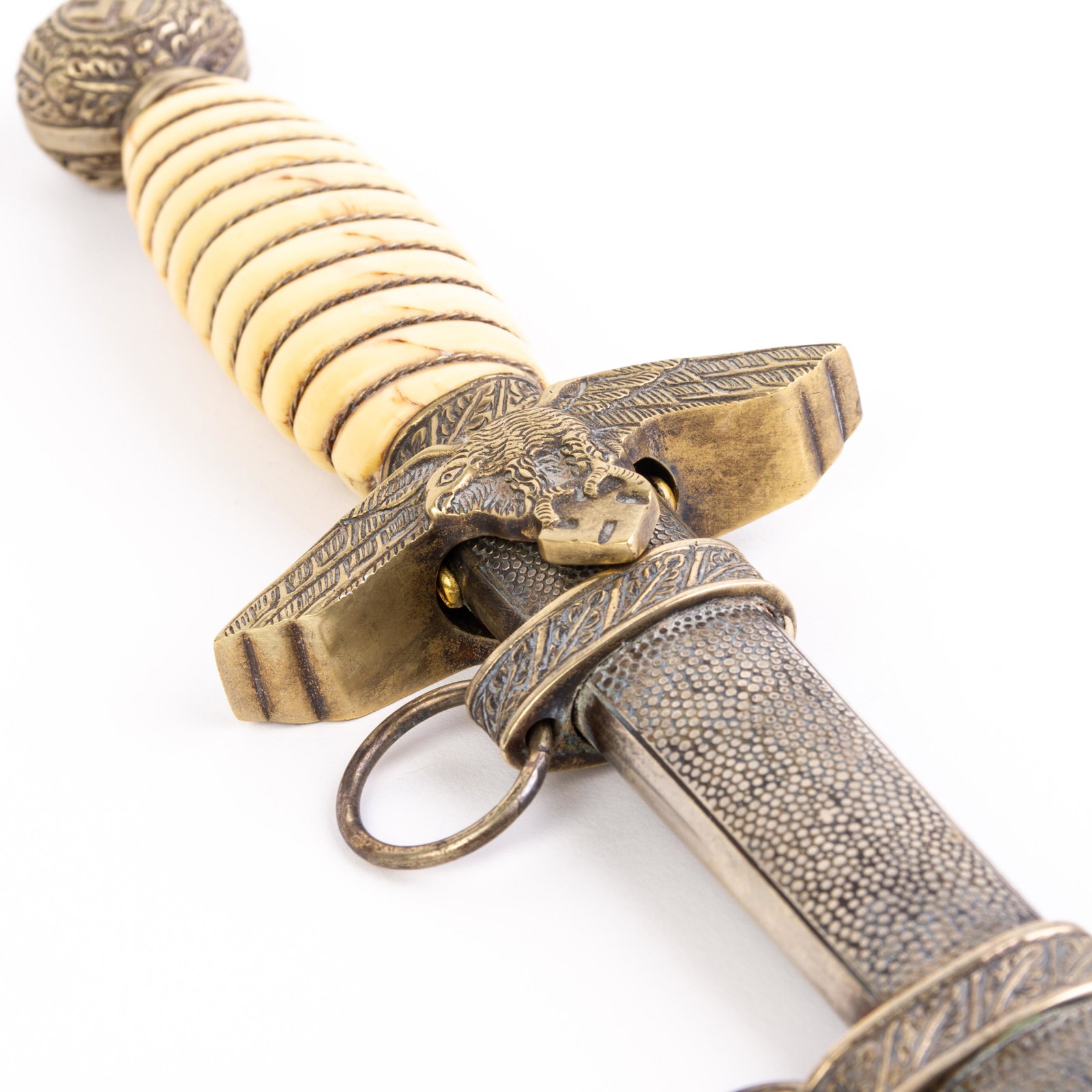 Paul Weyersberg & Co WWII Nazi Luftwaffe 2nd Model Dagger: DIMENSIONS APPROX 42x8x2CM. Please carefully study all photographs to get an accurate idea of the object. In good condition, as seen. Shipping is in-house and we ship internationally to US and rest of
