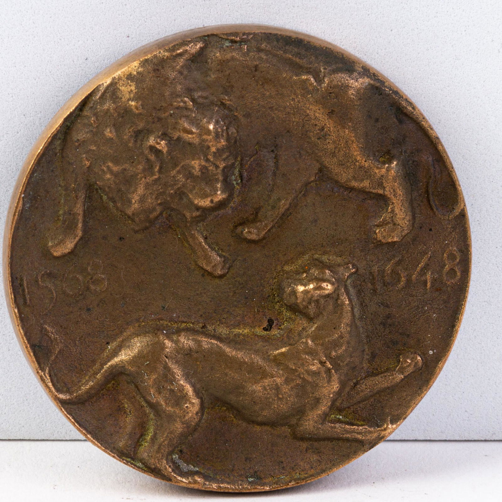 Artist's Award Bronze Relief Medallion Plaque (1 of 8)