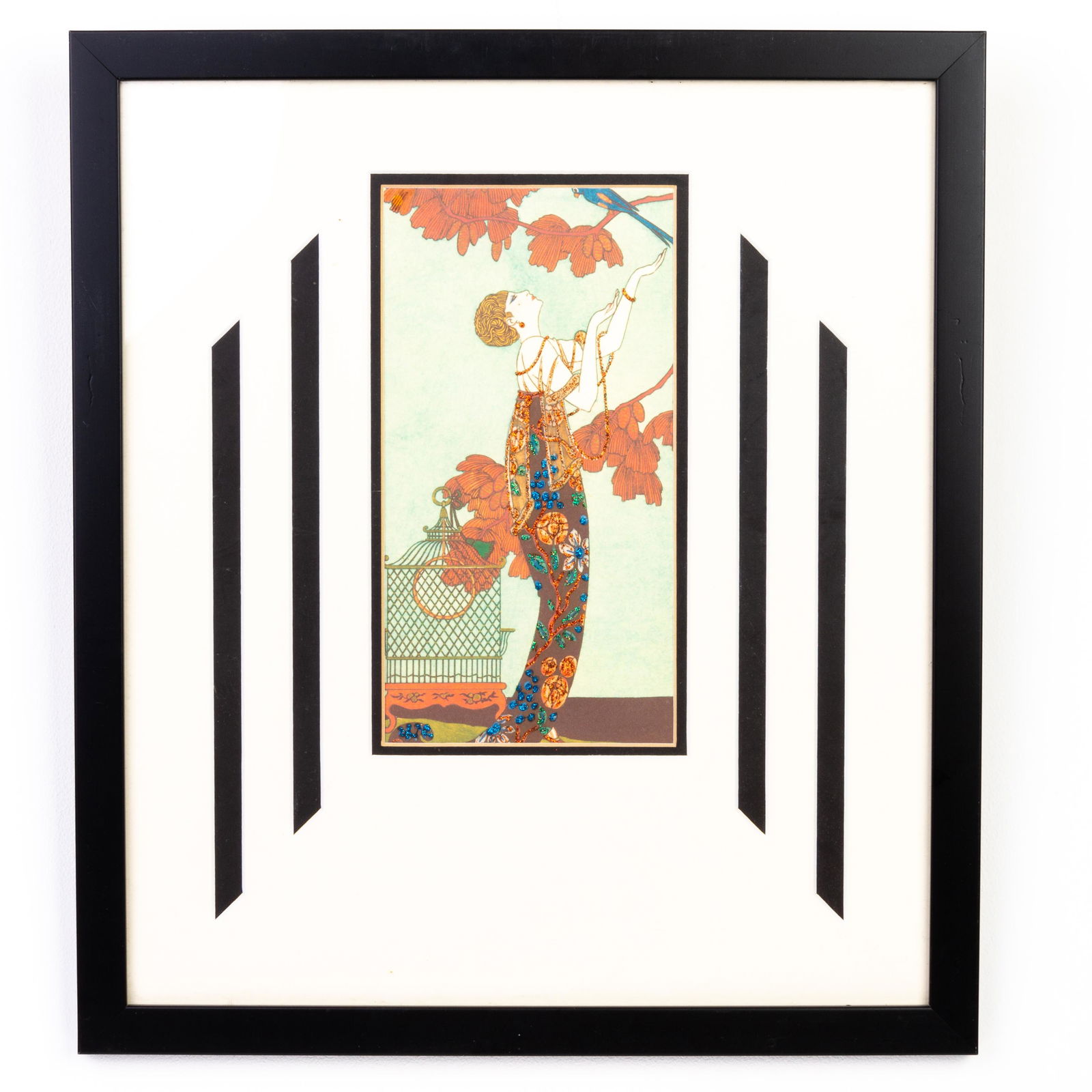 Georges Barbier (1882-1932) Pochoir Watercolour Print (1 of 5)