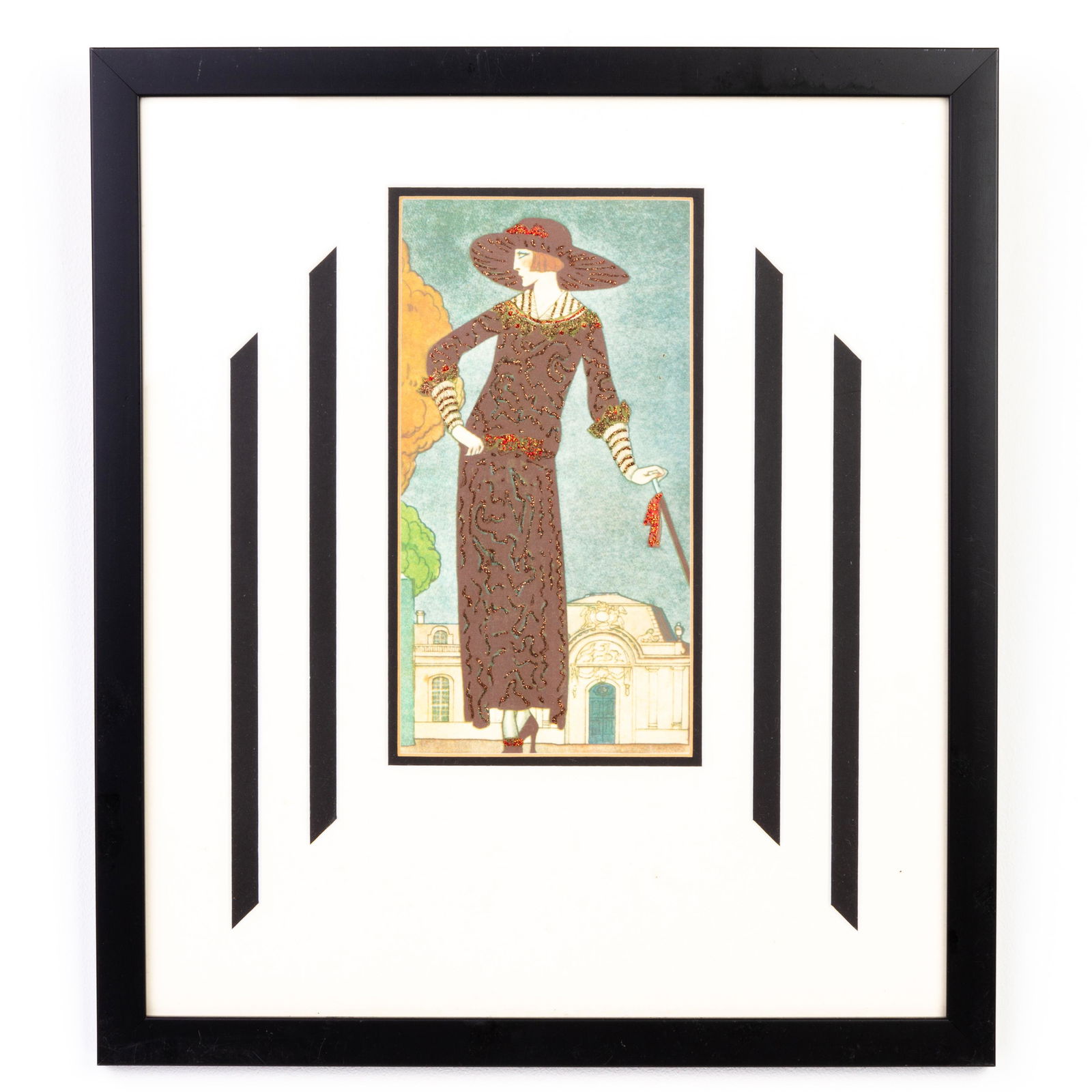 Georges Barbier (1882-1932) Pochoir Watercolour Print (1 of 5)