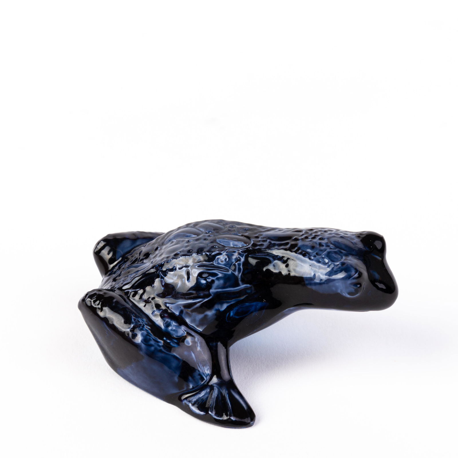 Lalique Glass Signed French Leaping Tree Frog Sculpture (1 of 5)