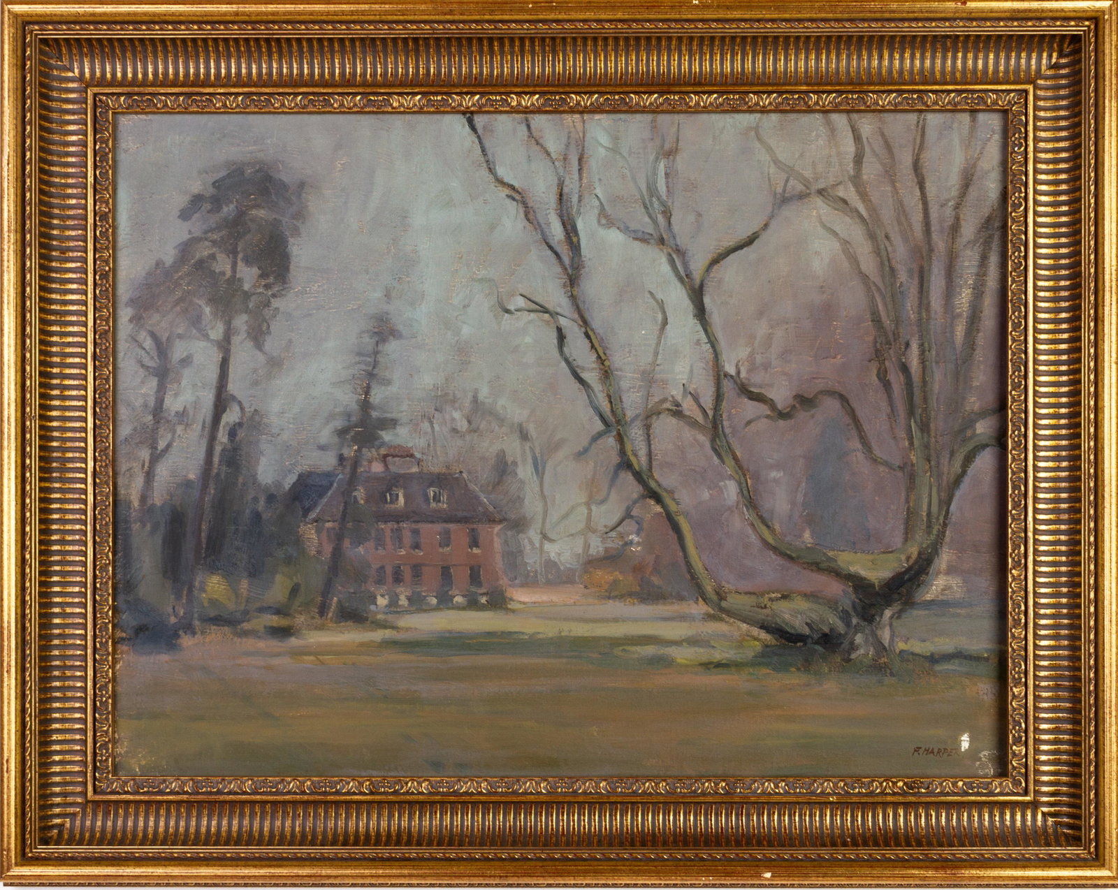 Fred Harper Signed Oil Painting: Please carefully study all photographs to get an accurate idea of the object. In good condition, as seen. Shipping is in-house and we ship internationally to US and rest of the world. You may follow o