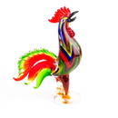 Murano Venetian Glass Designer Rooster Sculpture