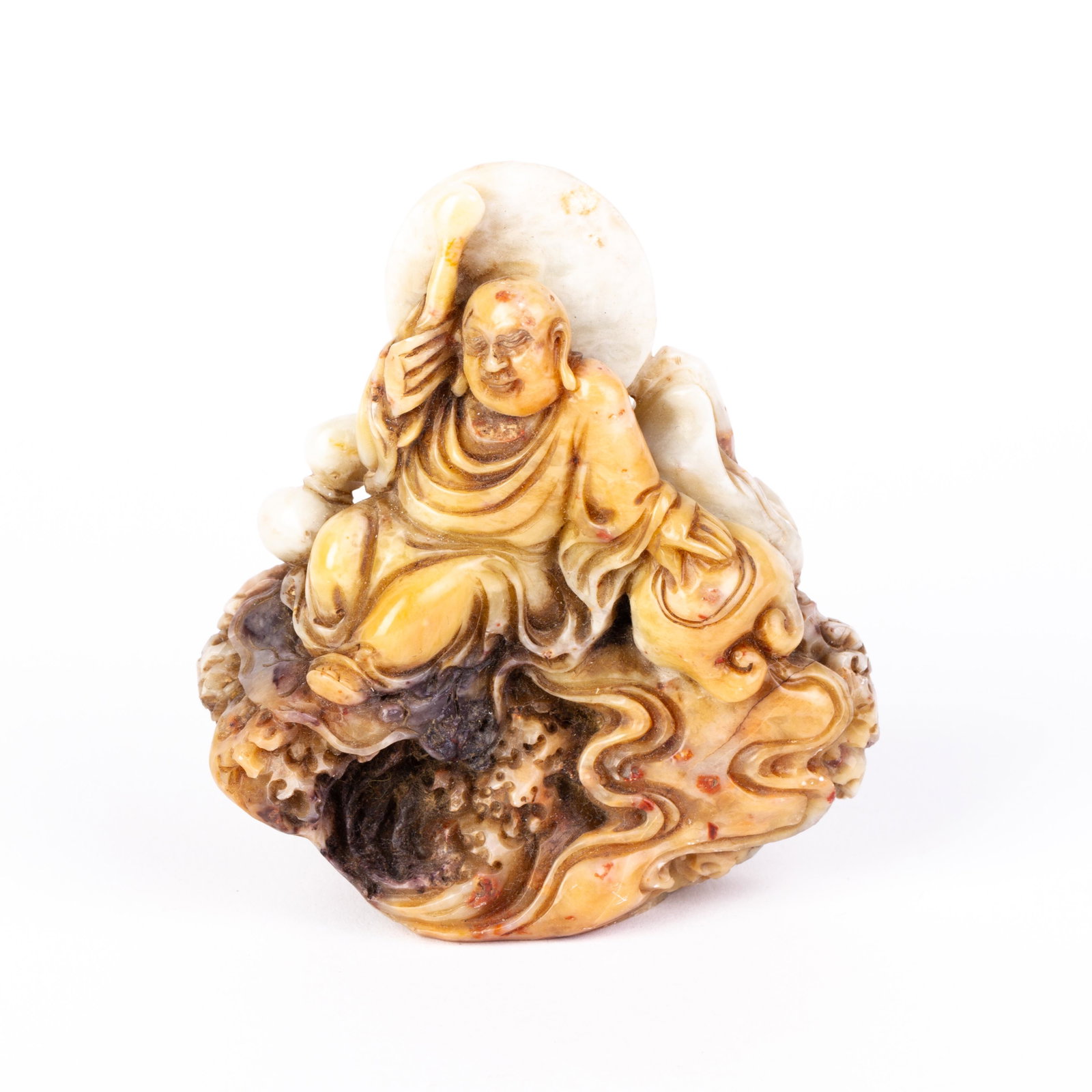 Chinese Carved Soapstone Seal Sculpture: DIMENSIONS APPROX 8x3x9CM. Please carefully study all photographs to get an accurate idea of the object. In good condition, as seen. Shipping is in-house and we ship internationally to US and rest of 