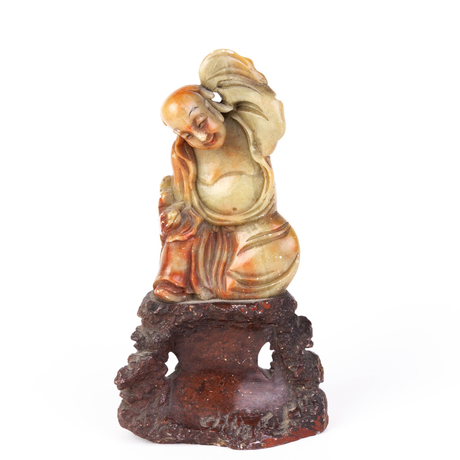 Chinese Carved Soapstone Seal Sculpture: DIMENSIONS APPROX 14x7.5x5CM. Please carefully study all photographs to get an accurate idea of the object. In good condition, as seen. Shipping is in-house and we ship internationally to US and rest