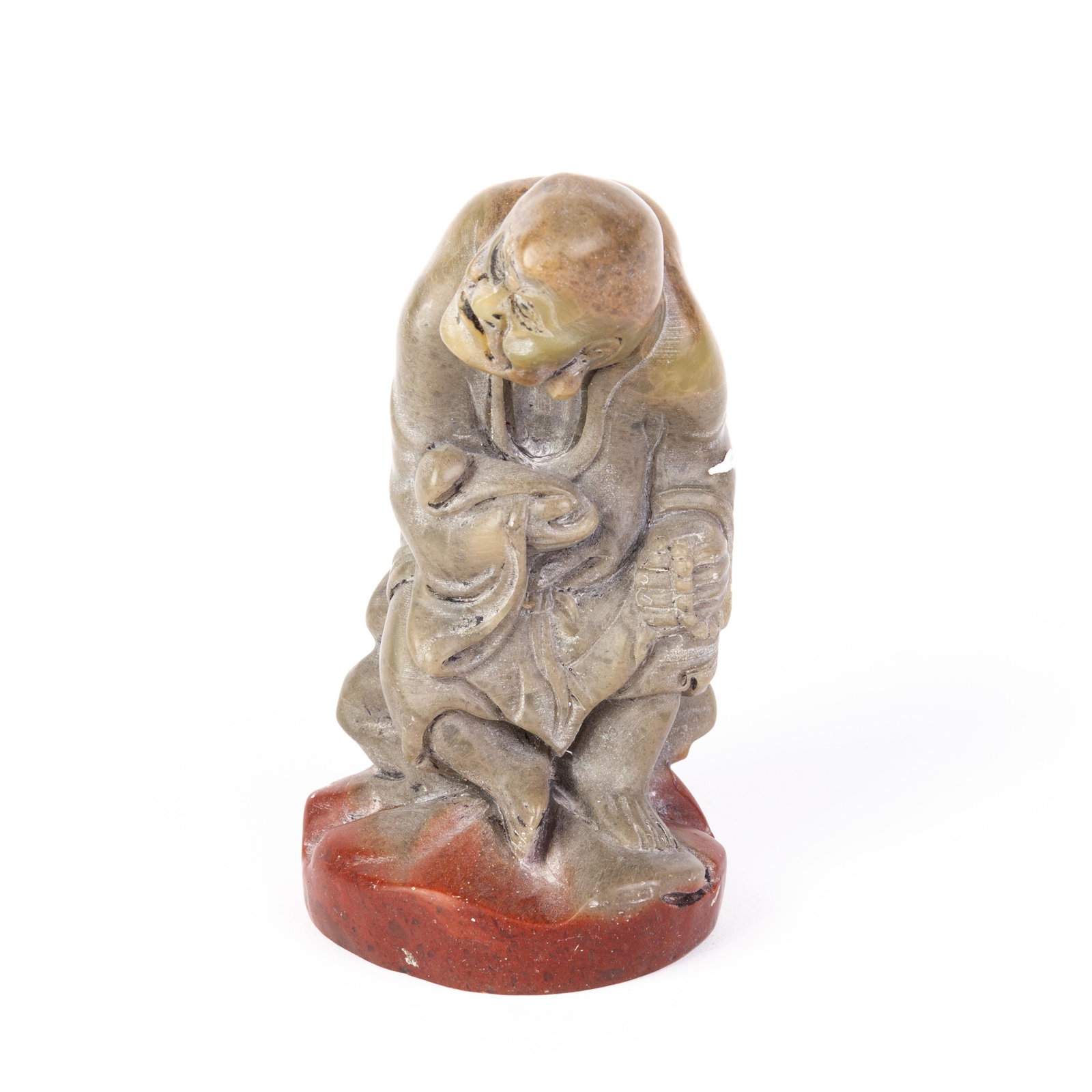 Chinese Carved Soapstone Seal Sculpture: DIMENSIONS APPROX 10.5x6x6CM. Please carefully study all photographs to get an accurate idea of the object. In good condition, as seen. Shipping is in-house and we ship internationally to US and rest 