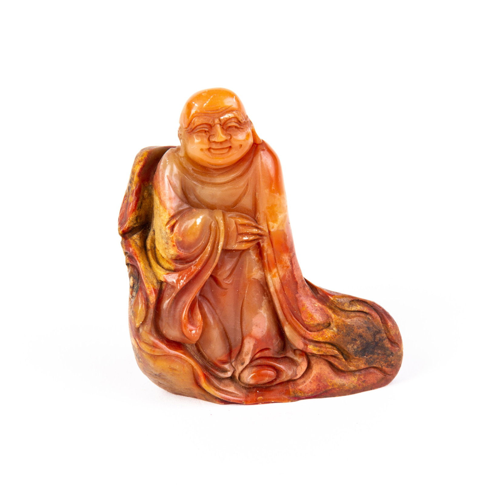 Chinese Carved Soapstone Seal Sculpture: DIMENSIONS APPROX 7x6x3CM. Please carefully study all photographs to get an accurate idea of the object. In good condition, as seen. Shipping is in-house and we ship internationally to US and rest of