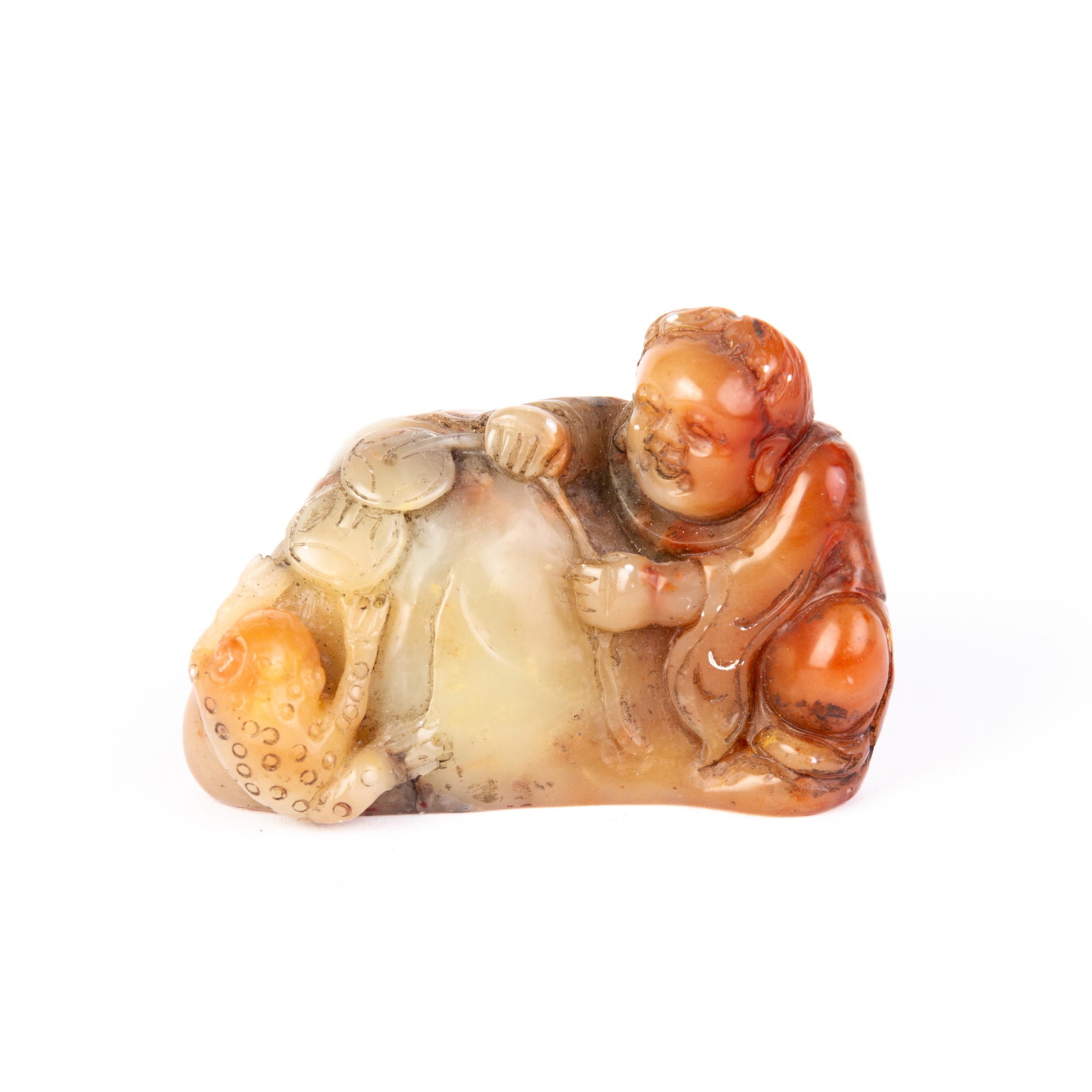 Chinese Carved Soapstone Seal Sculpture: DIMENSIONS APPROX 8x5x5CM. Please carefully study all photographs to get an accurate idea of the object. In good condition, as seen. Shipping is in-house and we ship internationally to US and rest of 