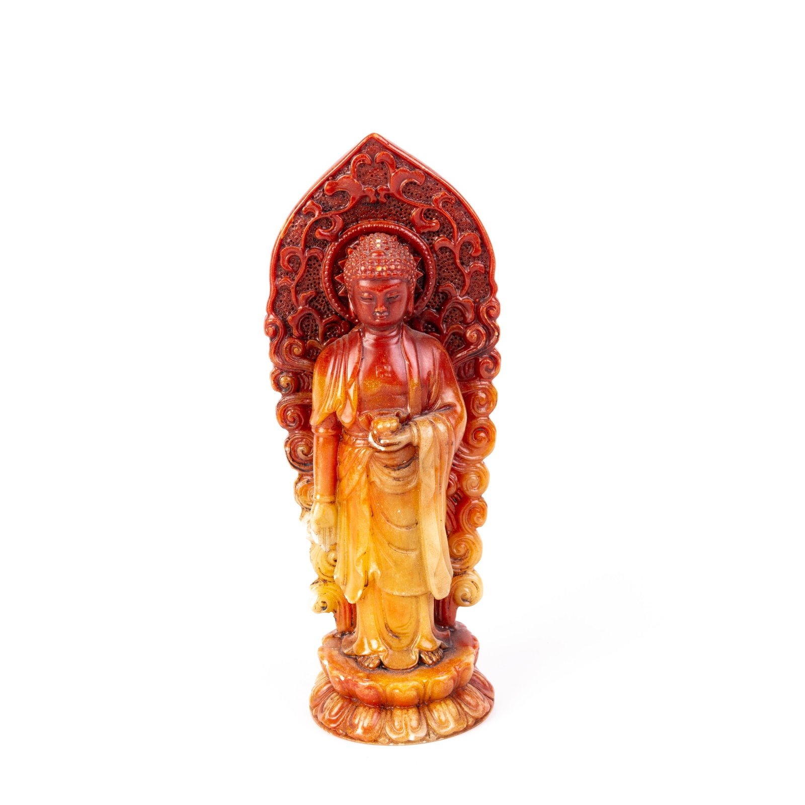 Chinese Carved Soapstone Seal Sculpture: DIMENSIONS APPROX 17.5x5x5CM. Please carefully study all photographs to get an accurate idea of the object. In good condition, as seen. Shipping is in-house and we ship internationally to US and rest 