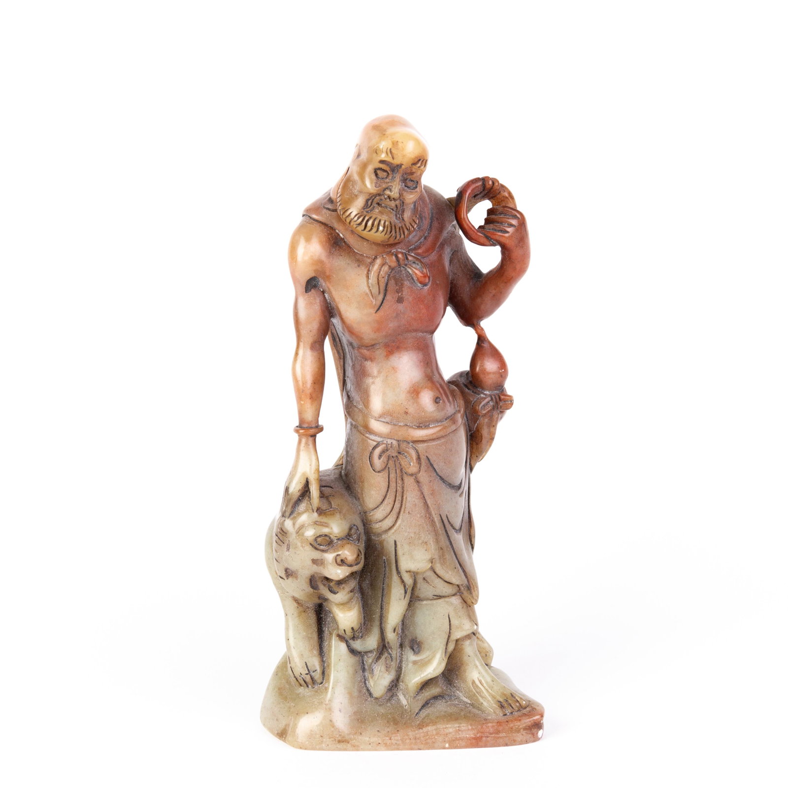 Chinese Carved Soapstone Seal Sculpture: DIMENSIONS APPROX 15x7x5CM. Please carefully study all photographs to get an accurate idea of the object. In good condition, as seen. Shipping is in-house and we ship internationally to US and rest of