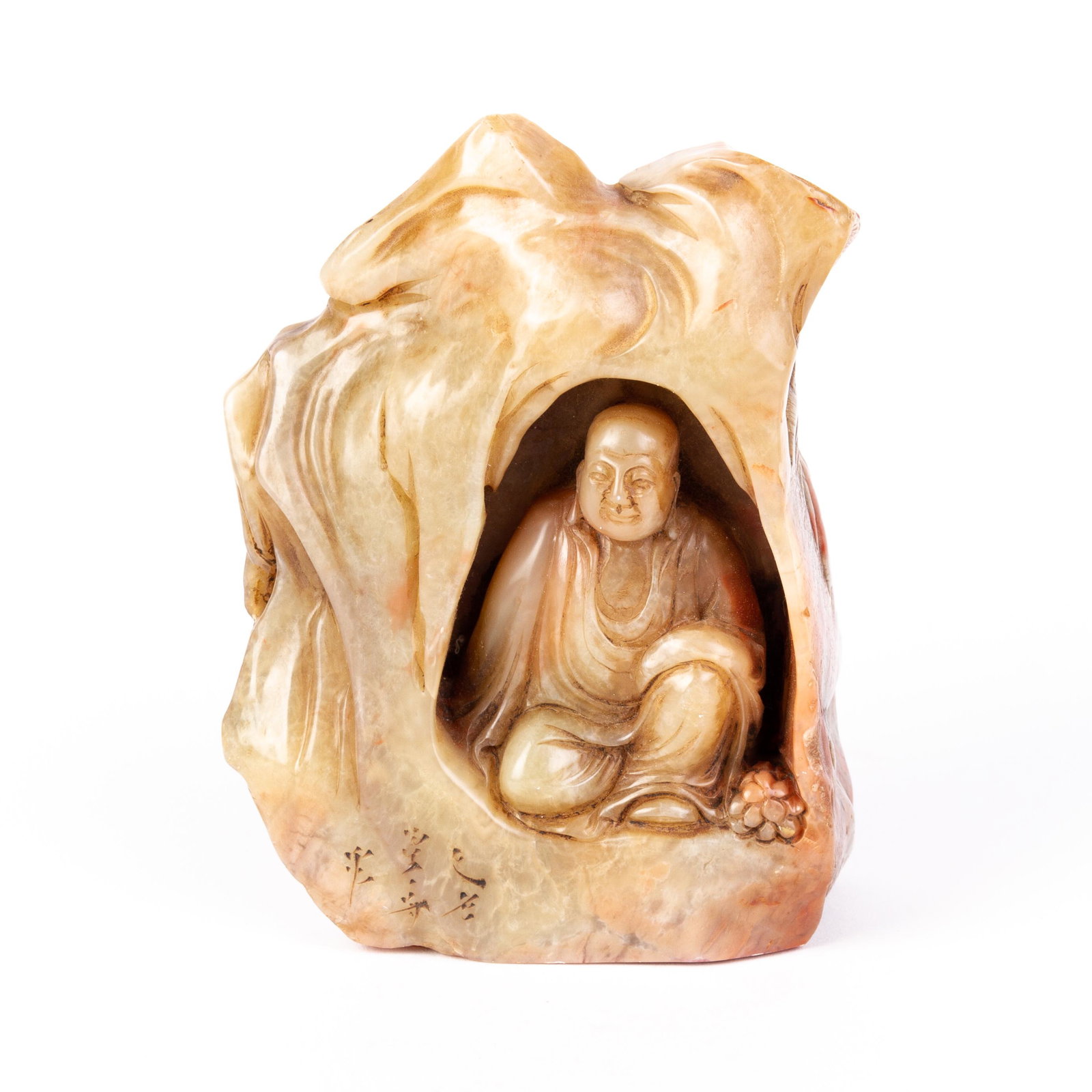 Chinese Carved Soapstone Seal Sculpture: DIMENSIONS APPROX 13x9x5CM. Please carefully study all photographs to get an accurate idea of the object. In good condition, as seen. Shipping is in-house and we ship internationally to US and rest of