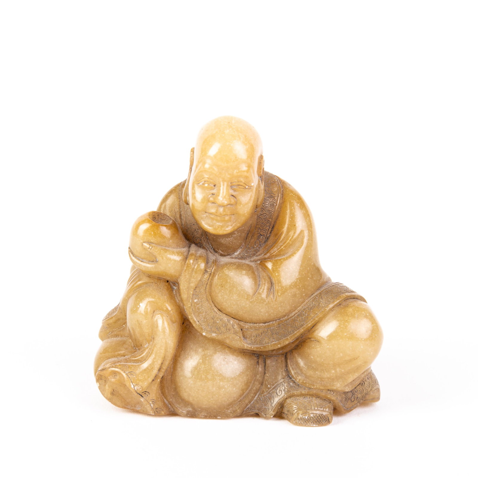 Chinese Carved Soapstone Seal Sculpture: DIMENSIONS APPROX 5x6.5x6.5CM. Please carefully study all photographs to get an accurate idea of the object. In good condition, as seen. Shipping is in-house and we ship internationally to US and rest