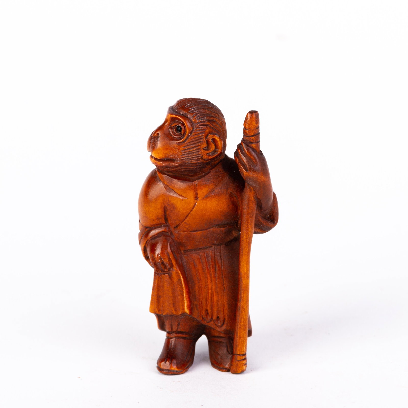 Signed Japanese Carved Wood Netsuke Inro: DIMENSIONS APPROX 6x3x2CM. Please carefully study all photographs to get an accurate idea of the object. In good condition, as seen. Shipping is in-house and we ship internationally to US and rest of 