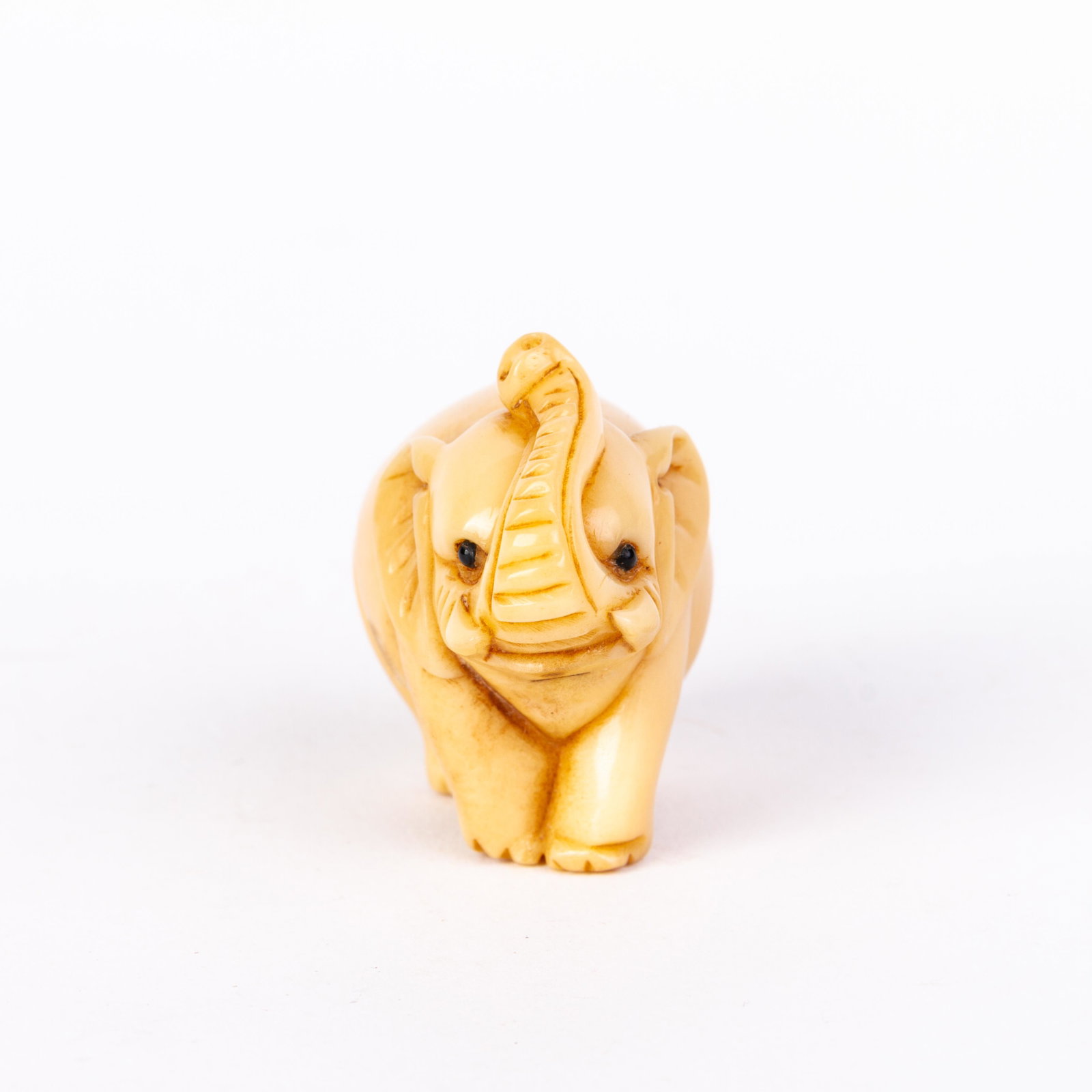 Signed Japanese Carved Tagua Nut Netsuke Inro: DIMENSIONS APPROX 5x2.5x4CM. Please carefully study all photographs to get an accurate idea of the object. In good condition, as seen. Shipping is in-house and we ship internationally to US and rest o