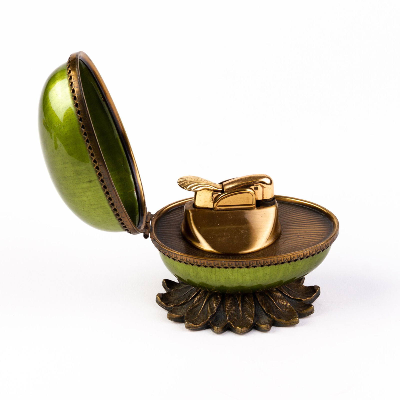 Faberge Style Enamel Egg Table Lighter (1 of 8)