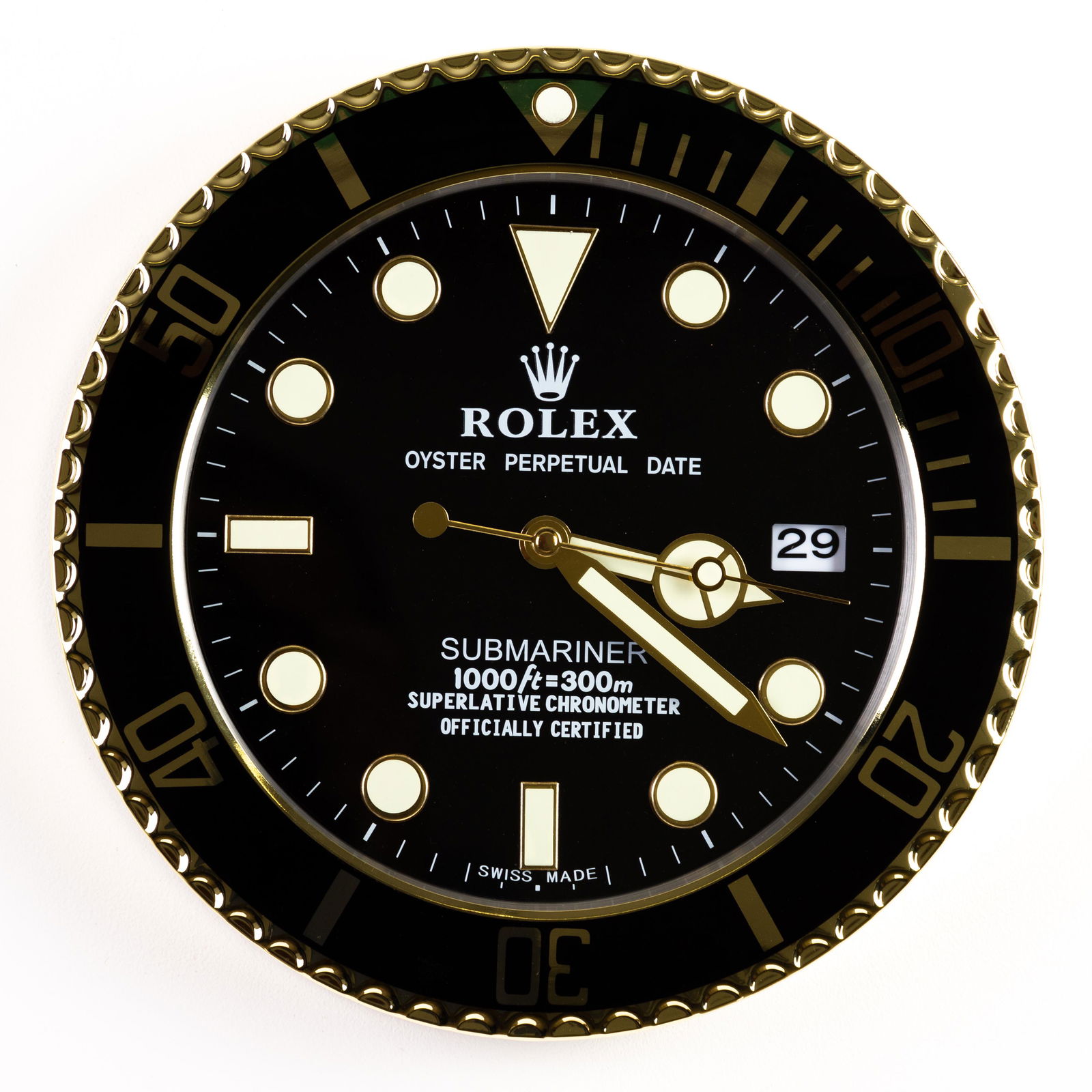 ROLEX Oyster Perpetual Submariner Dealer's Wall Clock (1 of 5)