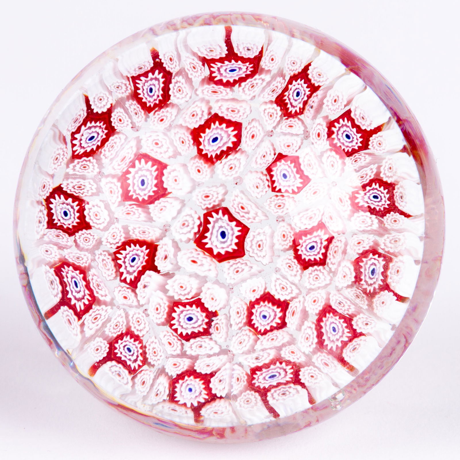 Murano Venetian Glass Millefiori Paperweight (1 of 6)