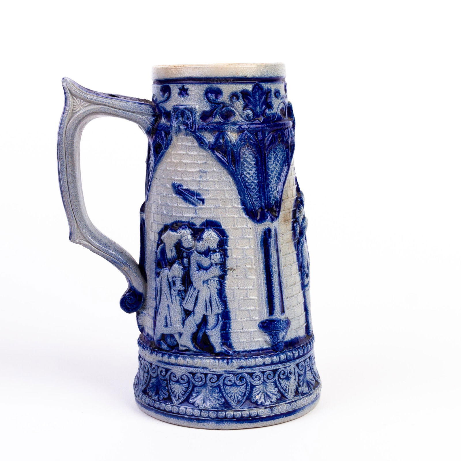 German Westerwald Salt Glazed Pottery Tankard Beer Stein (1 of 5)