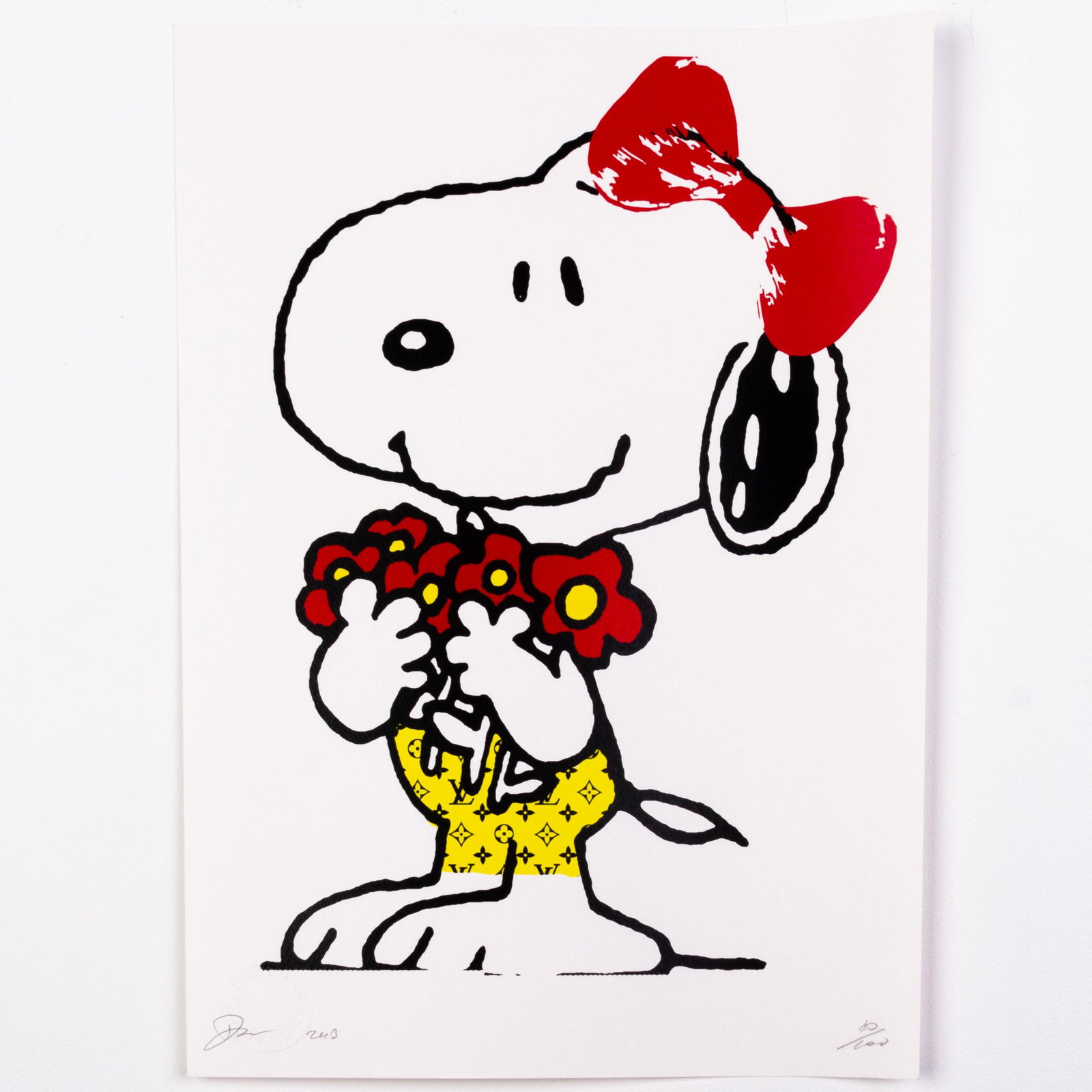 Death NYC Signed Limited Ed Pop Art Print Snoopy Vuitton: DIMENSIONS APPROX 45x32x0.1CM. Please carefully study all photographs to get an accurate idea of the object. In good condition, as seen. Shipping is in-house and we ship internationally to US and rest