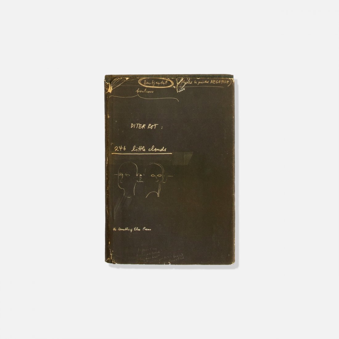 Diter Rot, 246 Little Clouds: USA, 1968 printed matter 9.25" x 6.3" 246 Little Clouds by Diter Rot [Dieter Roth], with introduction by Emmett Williams; Something Else Press, New York/Cologne/Paris. key: concrete poetry, avant gard