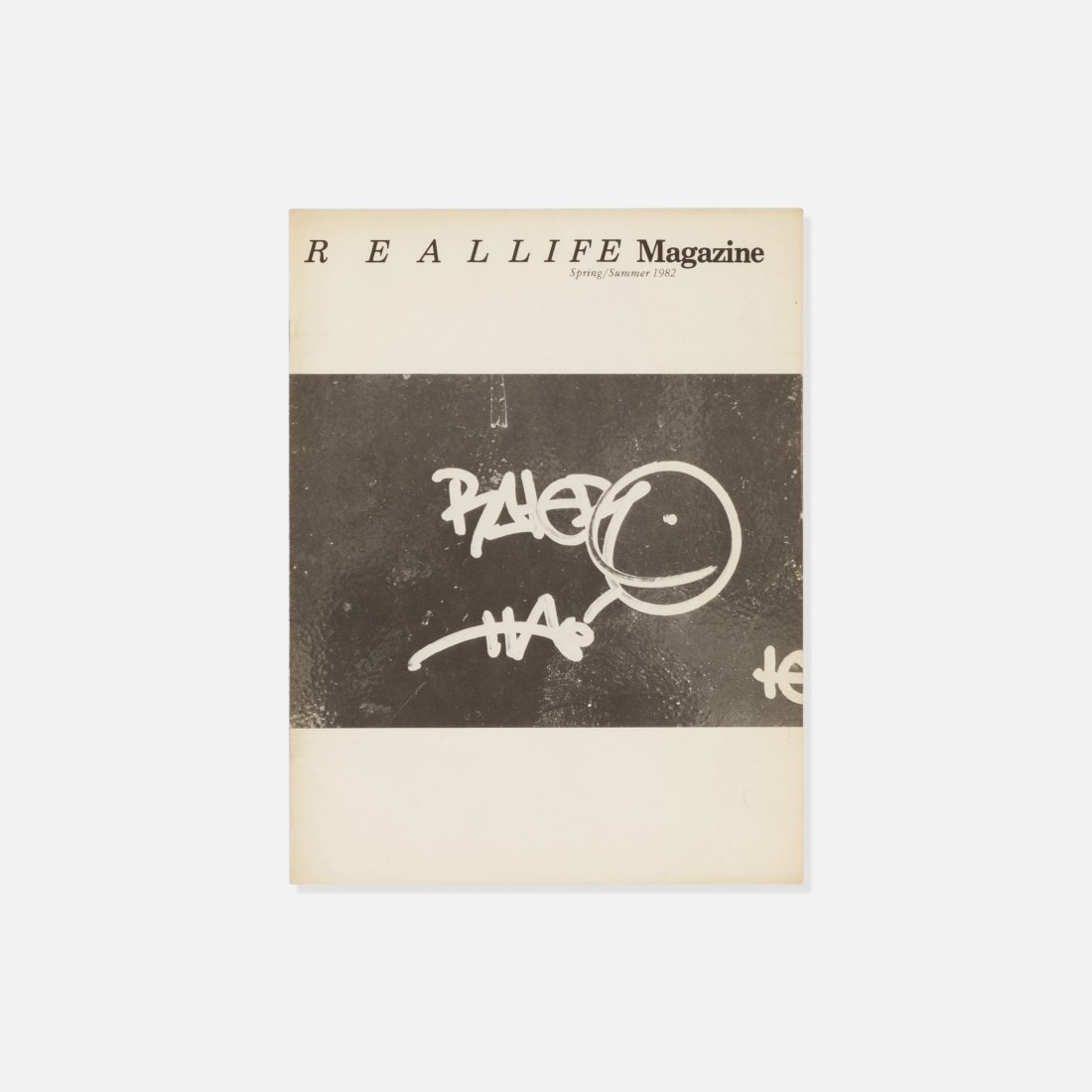 Thomas Lawson, Real Life Magazine No. 8: NYC, 1982 printed matter 11" x 8.5" Real Life Magazine No. 8 by Thomas Lawson. key: NYC, new york city, counter culture, art, painting, sculpture