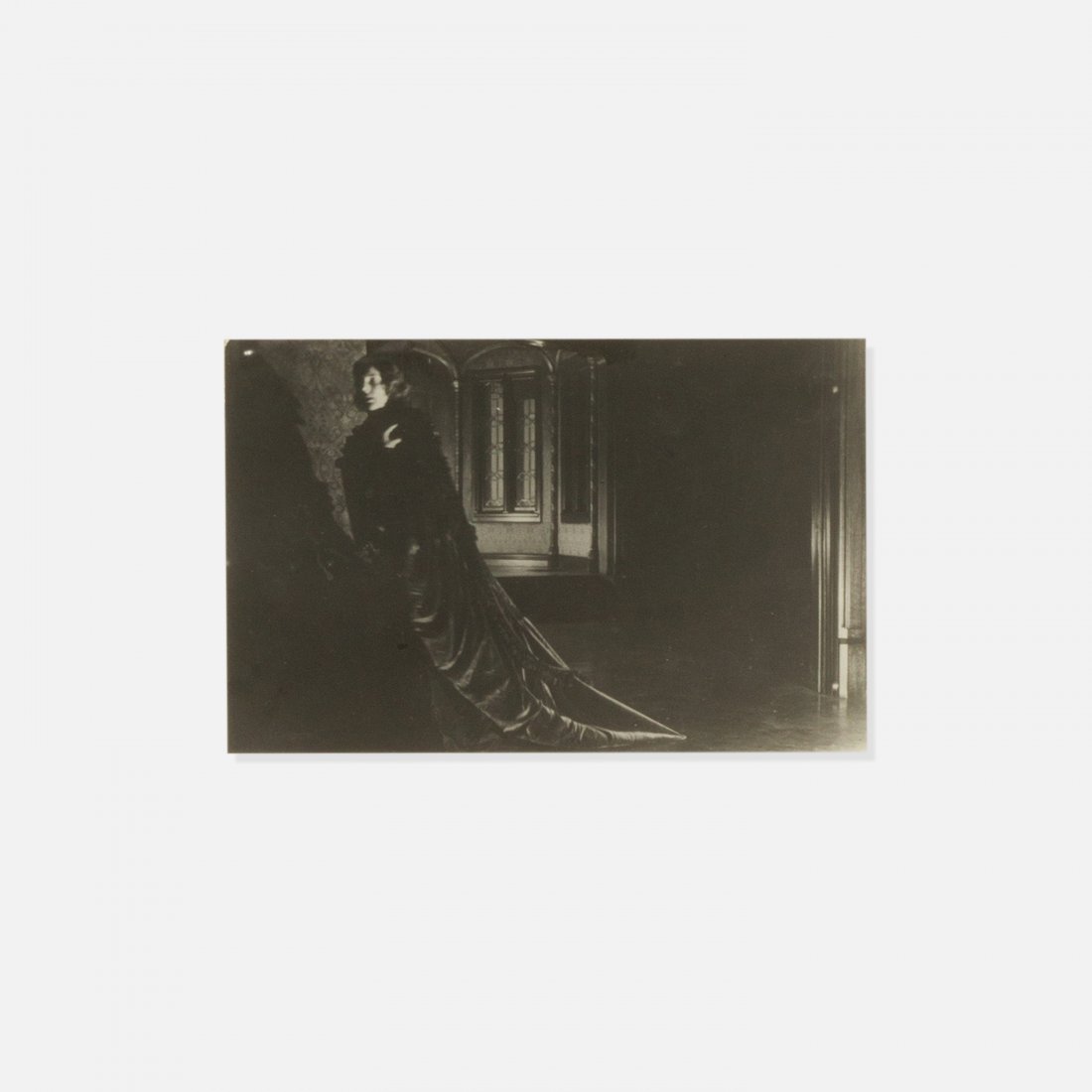 PaJaMa, Portrait of Margaret French: USA, 1944 silver gelatin print actual 6 3/8" x 4 1/8" Portrait of Margaret French by PaJama group, consisting of Jared French, Paul Cadmus and Margaret French. Signed or inscribed by each member of th