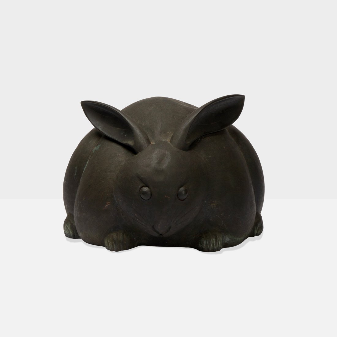 Late Meiji, Crouching Rabbit (1 of 4)