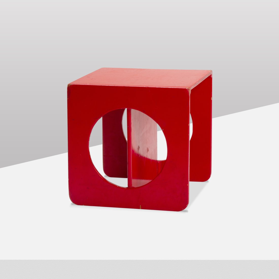 Constructivist, Painted Stool (1 of 2)