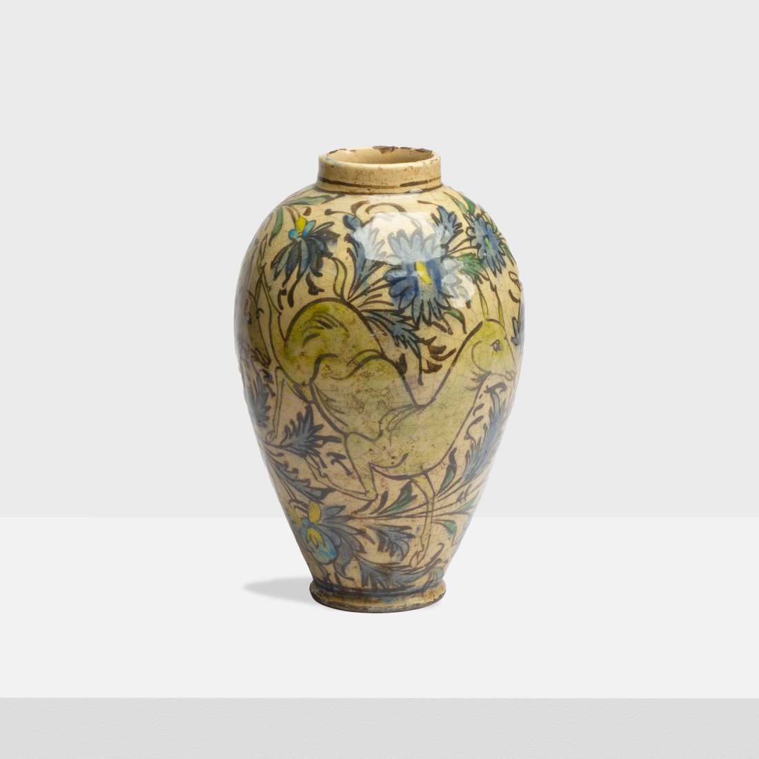 Persian, Large Painted Vessel (1 of 3)