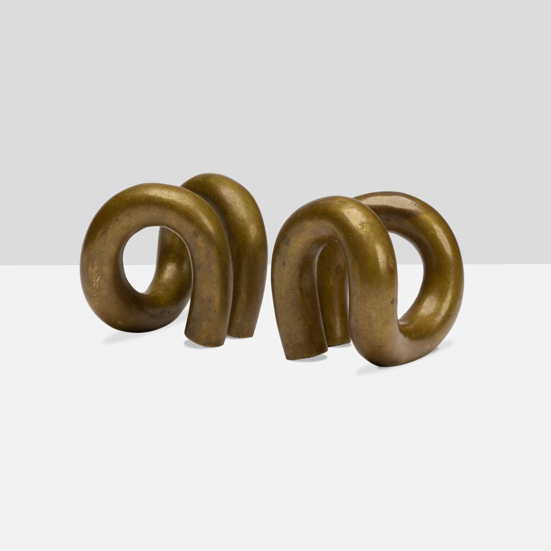 Modernist, Tubular Brass Bookends (1 of 3)