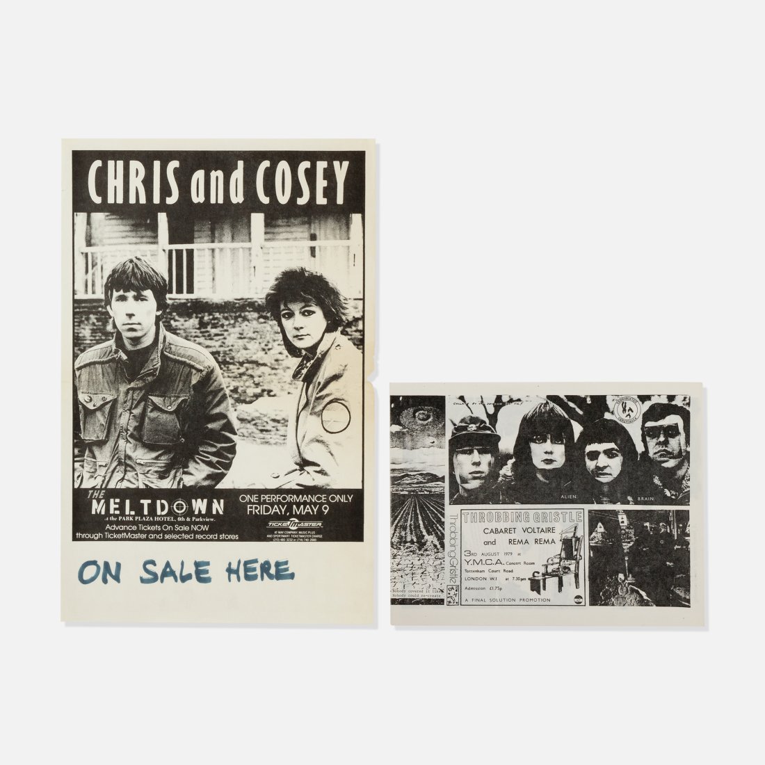 Chris & Cosey and Throbbing Gristle, Poster and Handbill (1 of 1)