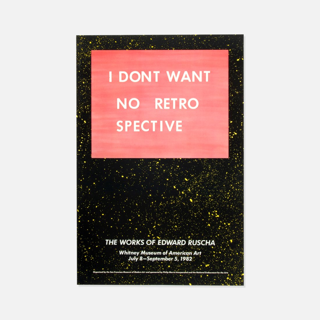 Whitney Museum, The Works of Edward Ruscha Poster (1 of 1)