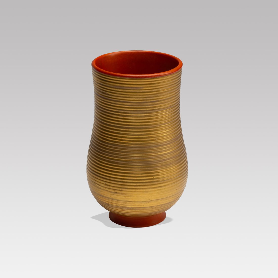Gio Ponti, Gran Rosso di Doccia Vase (1 of 3)