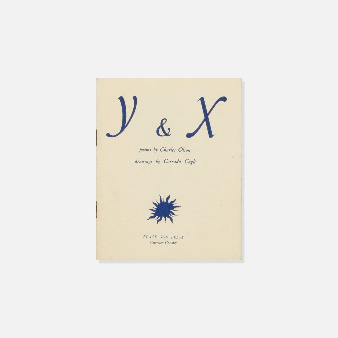 Y&X, Charles Olson (1 of 1)
