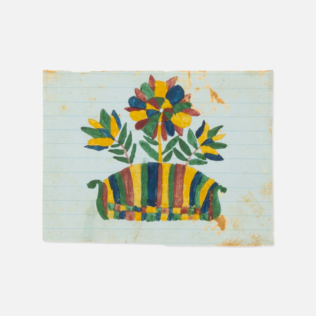 Folk Art, Fraktur Watercolor (1 of 1)