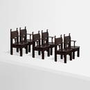 Charles Rohlfs, Six Armchairs