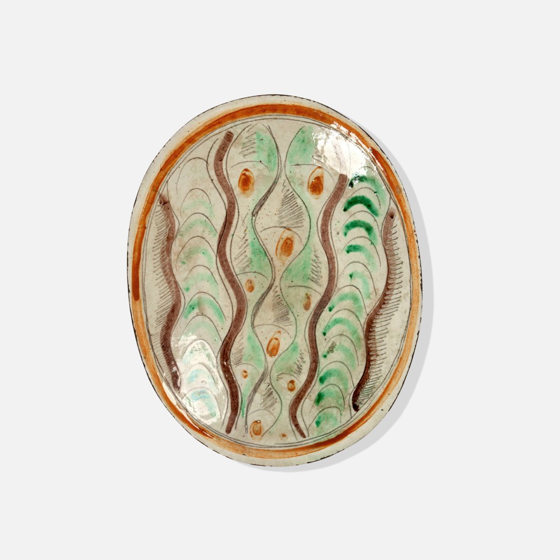 Henry Varnum Poor, Early Footed Centerpiece Bowl (1 of 7)