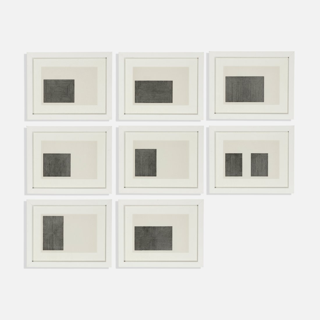 After Frank Stella, Gemeni G.E.L., Black Series I Sample Prints (1 of 2)