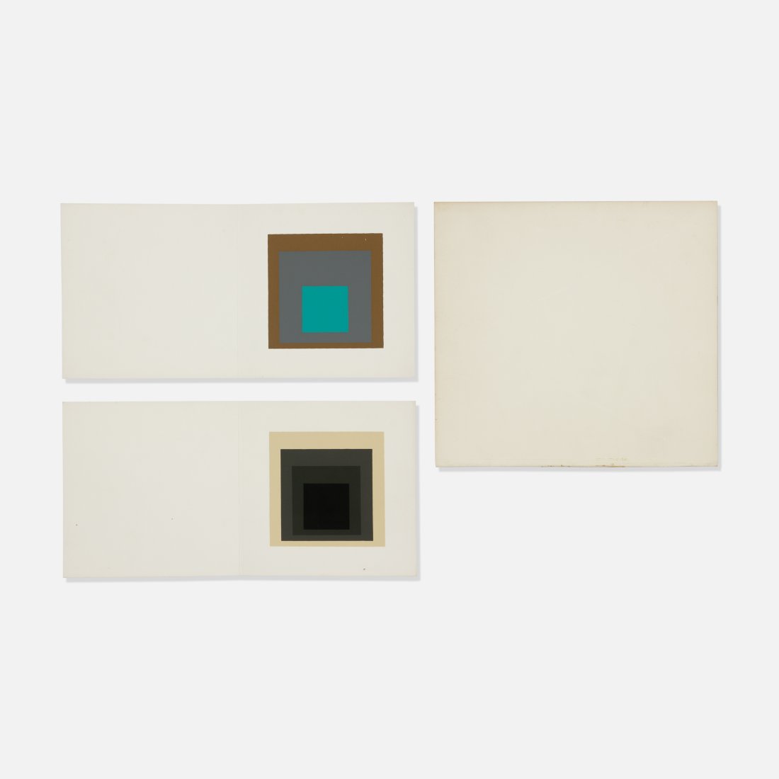 After Josef Albers, Homage to the Square Ephemera (1 of 2)