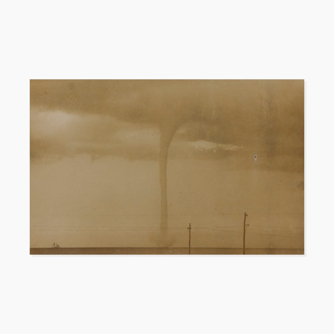 L. Doe, Tornado Cabinet Card (1 of 3)