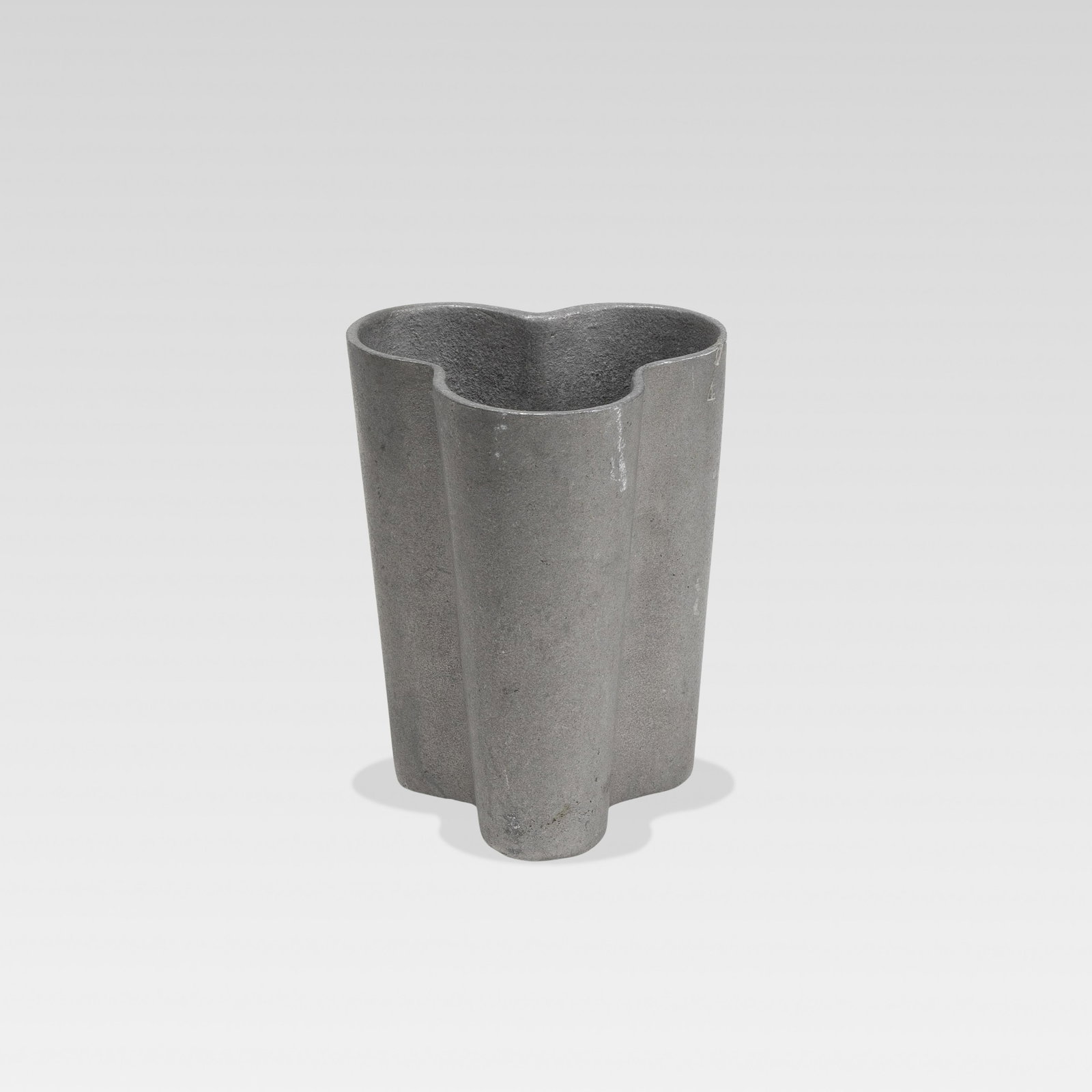 Modernist, Organic Cast Aluminum Vase (1 of 4)