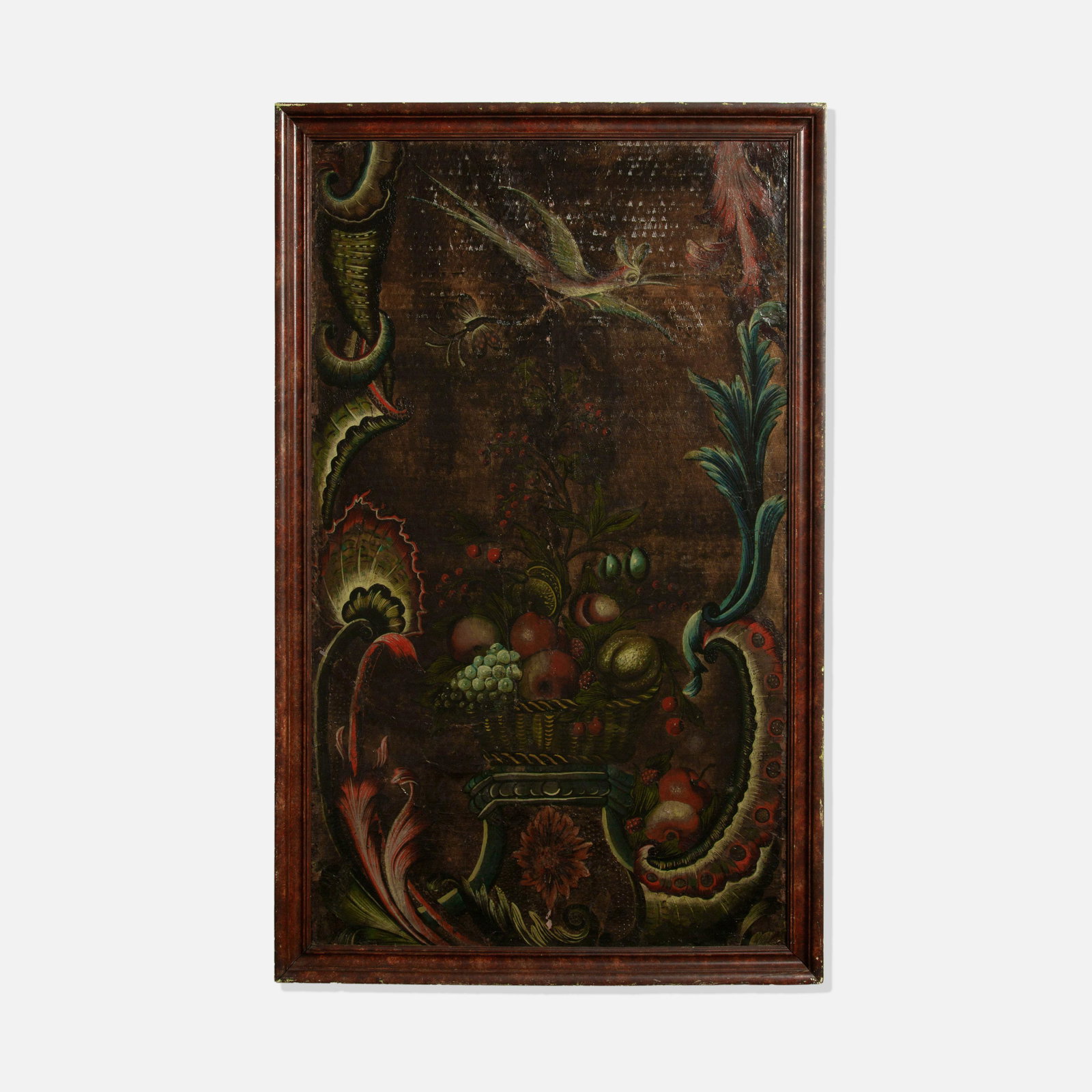 18th Century, Embossed Leather Wallpaper Panel (1 of 2)