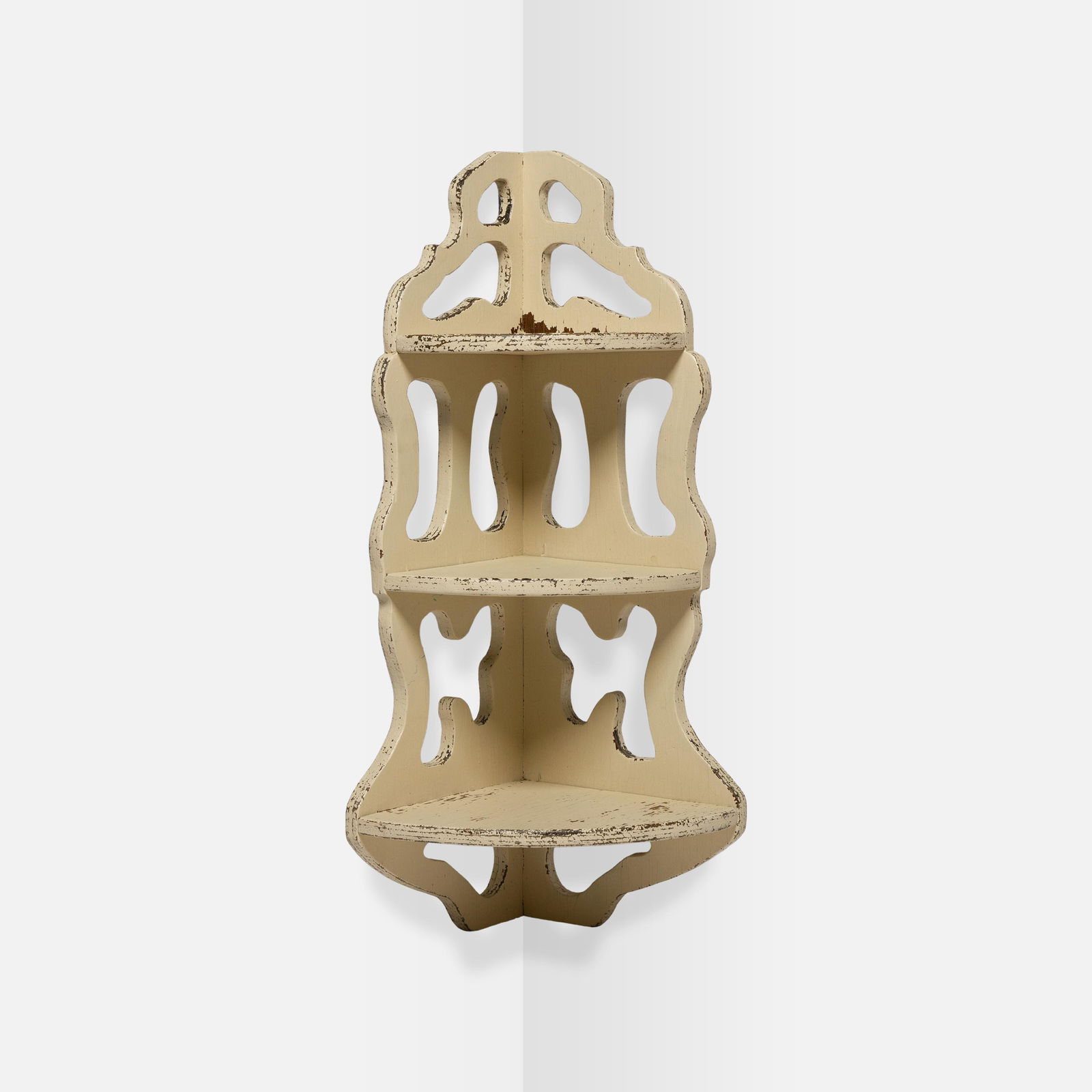 Homemade, Art Nouveau Corner Shelf (1 of 4)