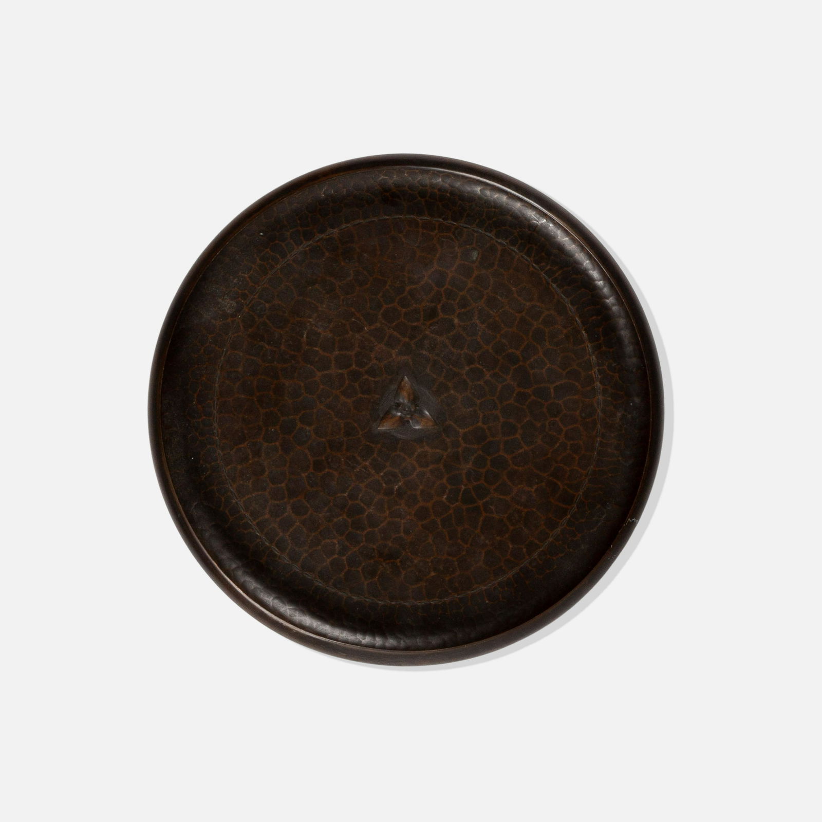 Roycroft, Hammered Copper Charger (1 of 4)