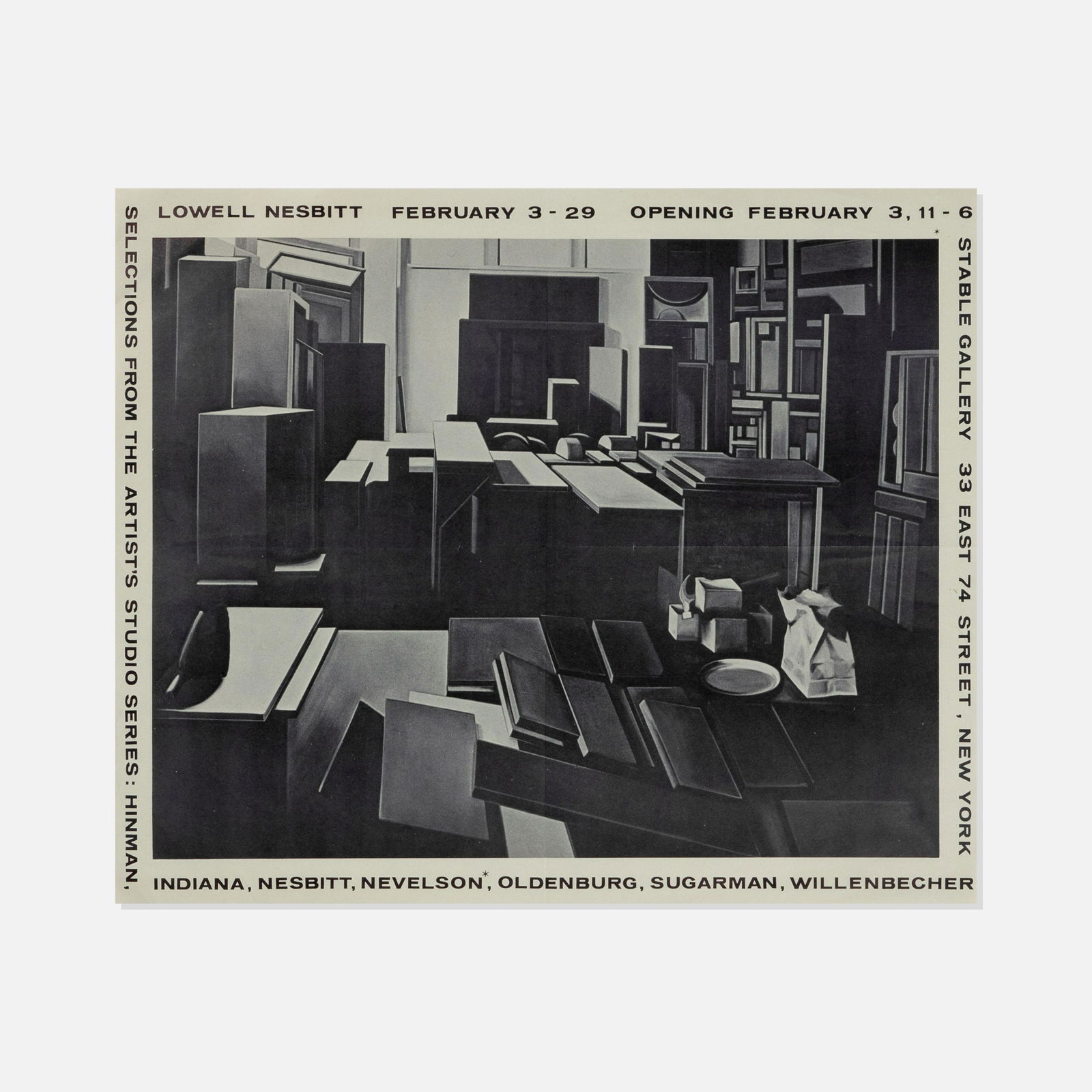 Stable Gallery, Selections From the Artist's Studio Series Poster (1 of 1)