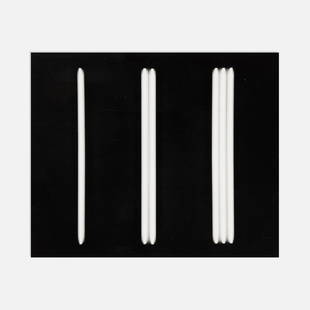 Rudy Burckhardt, Dan Flavin, Nominal Three (to William of Ockham): USA, 1966 gelatin silver print 9 3/4" x 8" Nominal Three (to William of Ockham) by Rudy Burckhardt. Burckhardt was a filmmaker, painter, and photographer known for his Parisian street photography