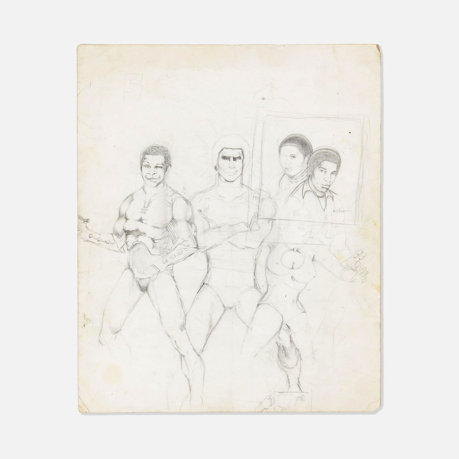 Anonymous, Superhero Drawing (1 of 1)