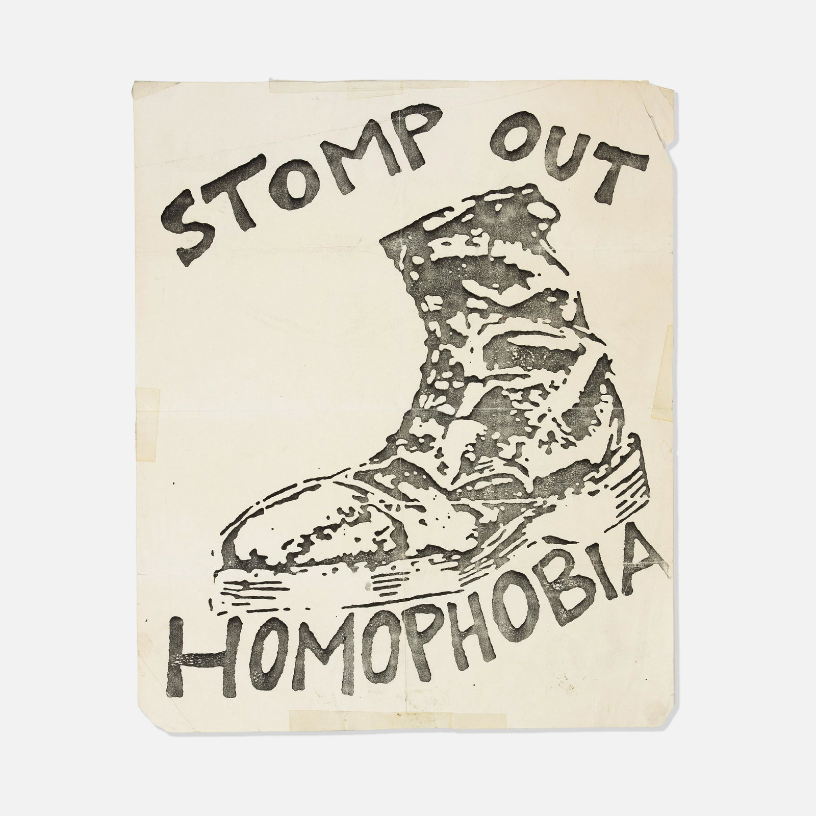 Civil Rights, Stomp Out Homophobia Flyer (1 of 1)