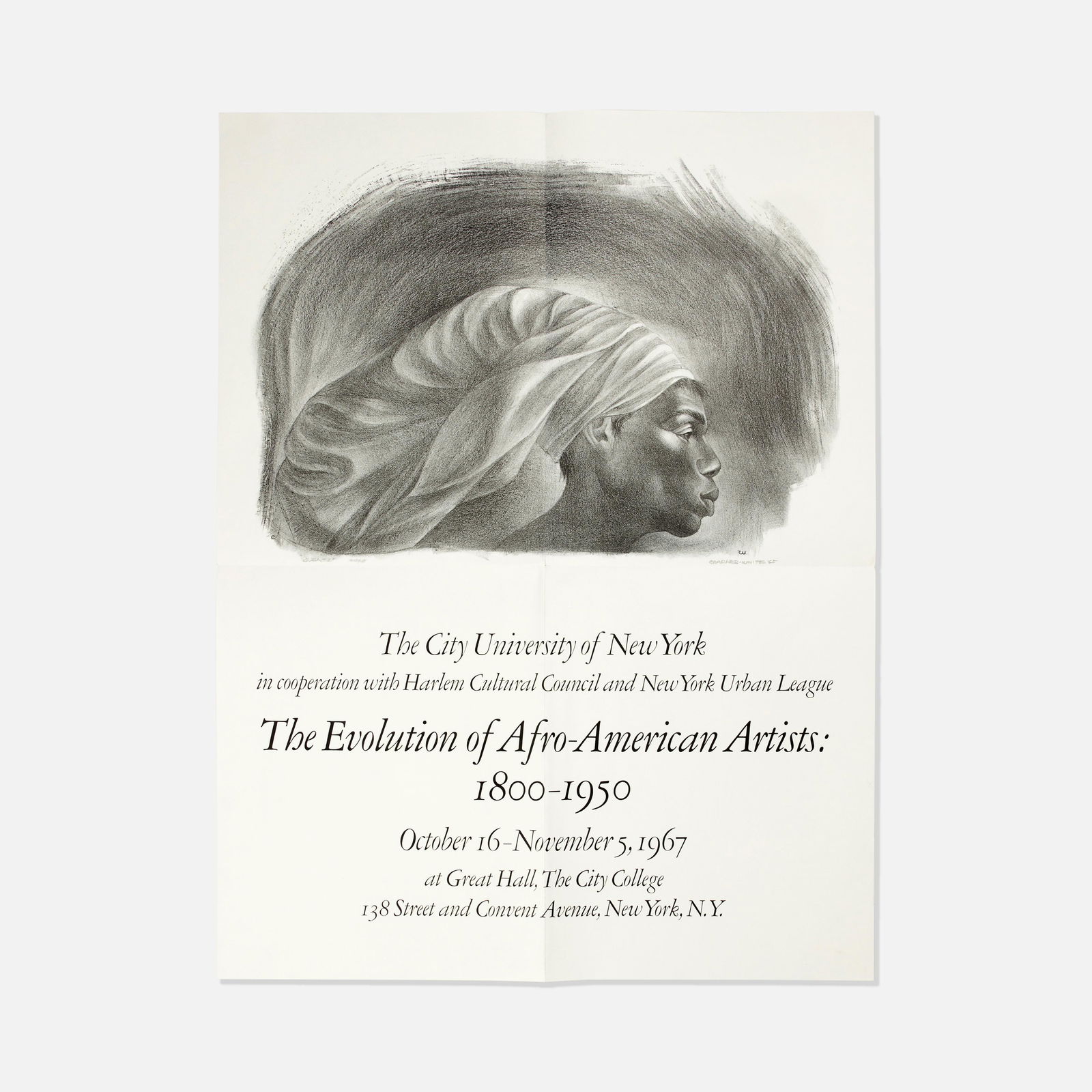 City University of New York, The Evolution of Afro-American Artists: 1800-1950 Poster (1 of 1)